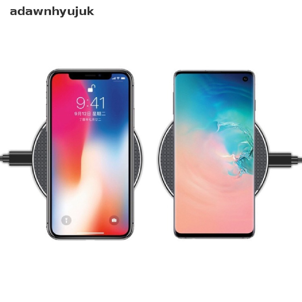 Đế Sạc Nhanh Không Dây adawnhyujuk Cho iPhone 11 Xs XR 8 Plus SamSun-g 20W