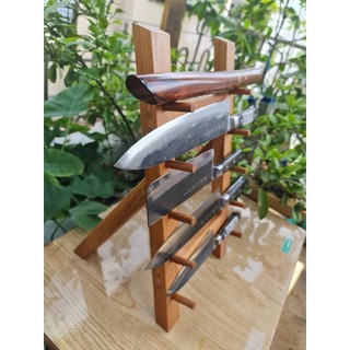 Kệ dao gỗ gõ đỏ cao cấp