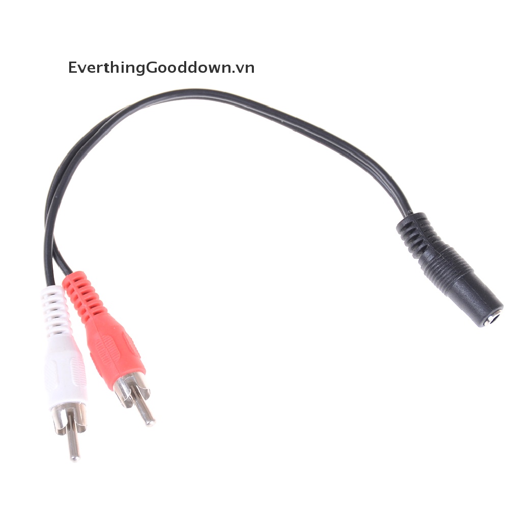 Giấy Dán Tường Trang Trí Nội Thất Đẹp Mắt Dây Cáp Âm Thanh Chia 2 Cổng RCA 3.5mm 1 / 8 ''