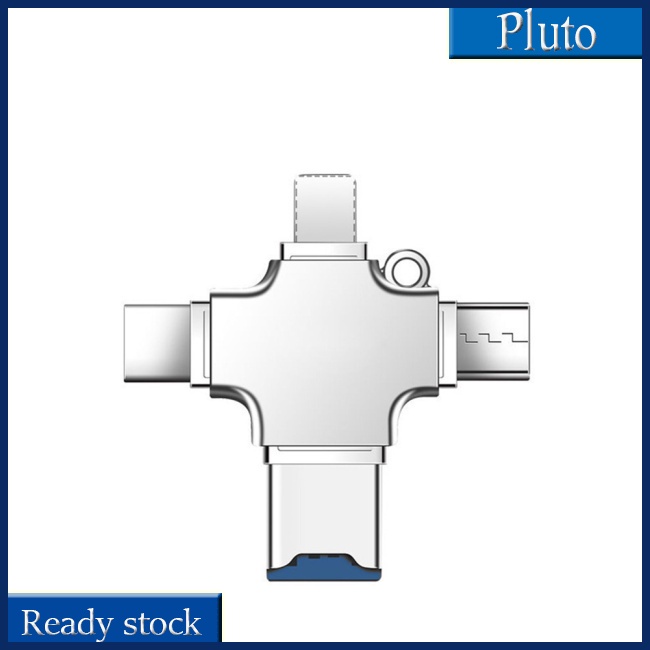 Đầu Đọc Thẻ 4 Trong 1 Usb 3.0 Micro Sd Sang Usb Otg Cho Iphone