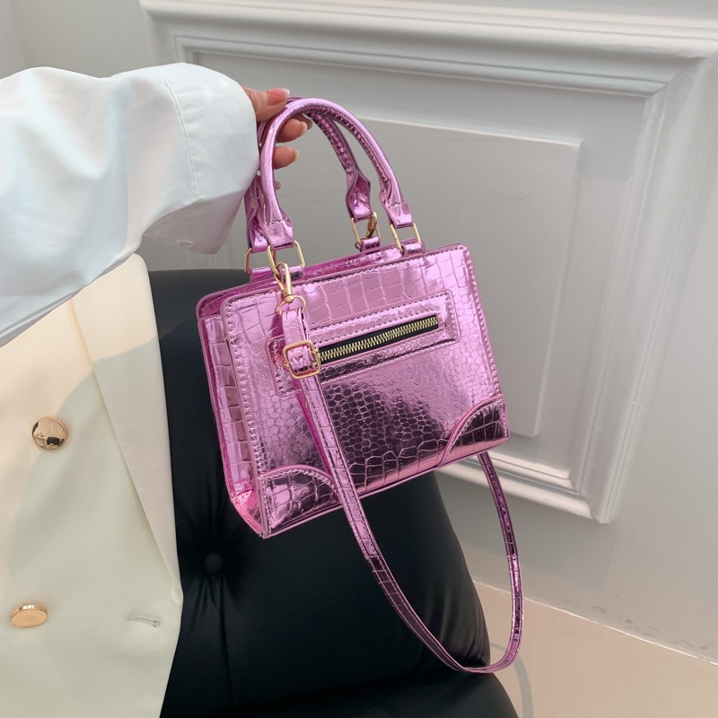 Túi Đeo Chéo Vuông Nhỏ Bằng Da Họa Tiết Vân Đá Thời Trang 2023 Cho Nữ