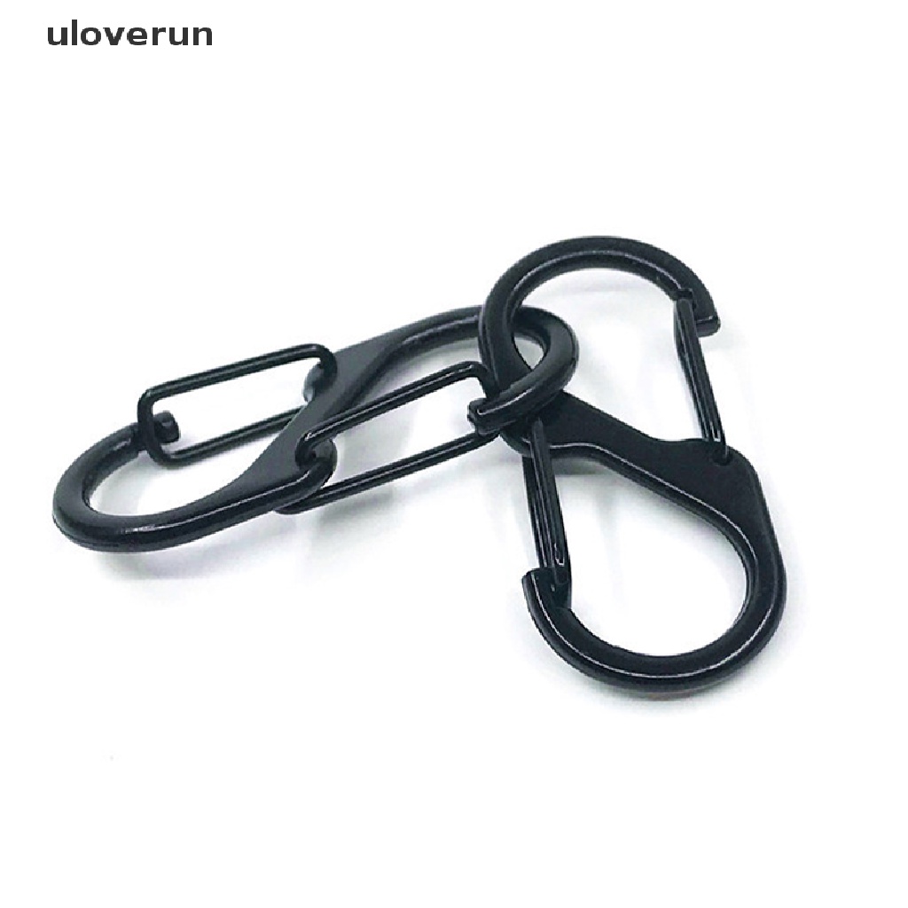 Móc Khóa Chữ S Mini Bằng Thép Không Gỉ Tiện Dụng Khi Đi Cắm Trại