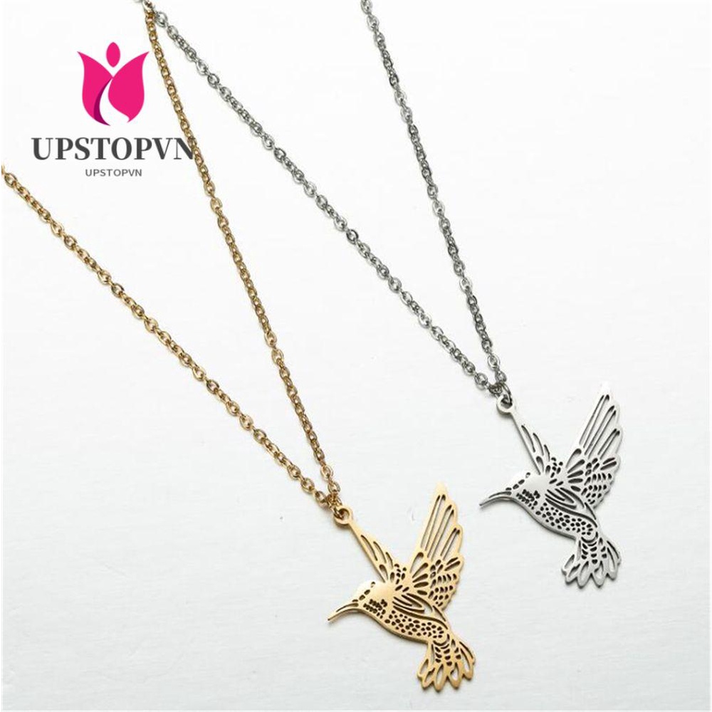 Upstopvn Vòng Cổ Hummingbird Mới|Mặt Dây Chuyền Hình Chú Chim Dễ Thương Xinh Xắn