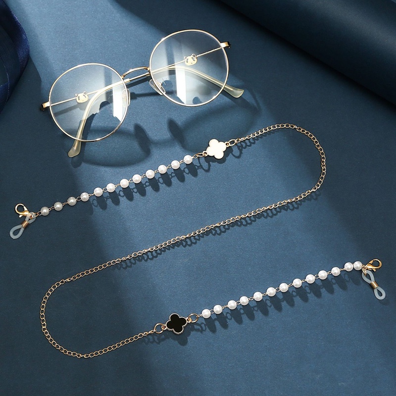 Dây Chuỗi Ngọc Trai Mở Rộng Gắn Kính Đeo Khẩu Trang Chống Thất Lạc Cho Nữ