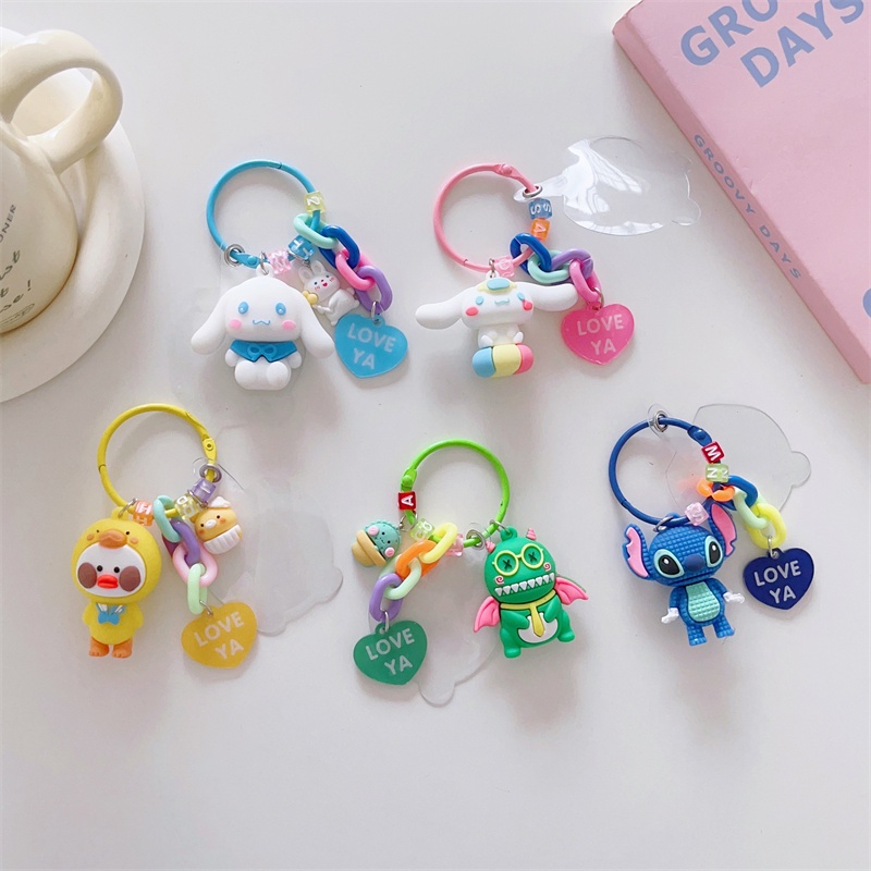 Móc Khóa Hình Gấu Hoạt Hình Dễ Thương
