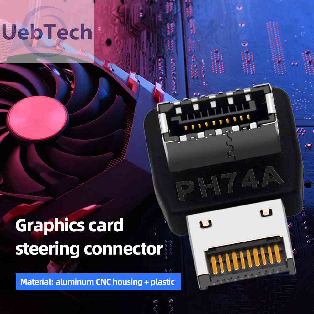 Bộ Chuyển Đổi USB 3.1 Type E 90 Độ Phía Trước USB C Cho Bo Mạch Chủ PC