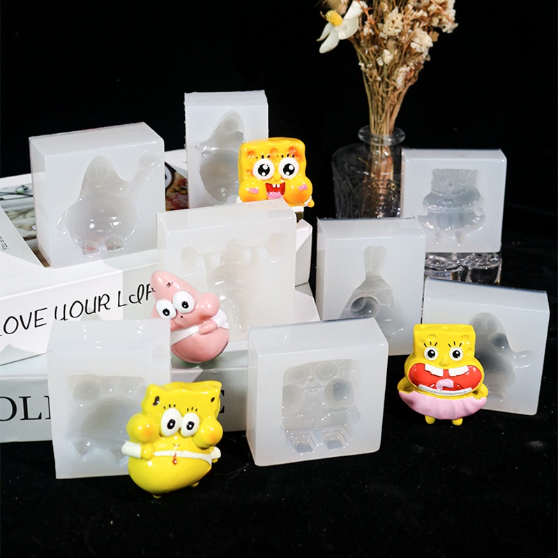Khuôn silicone Khuếch Tán Hương Thơm Hình Vuông Cho Tủ Lạnh