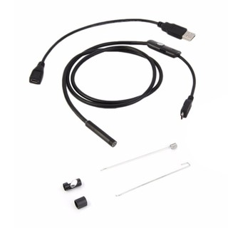 Endoscope Waterproof Borescope Inspection Camera 8 LED Practical Tools,