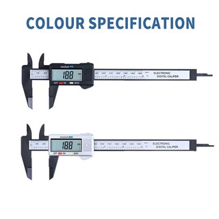 Electronic Digital Display Vernier Caliper 0-150MM Large LCD Screen Plastic,