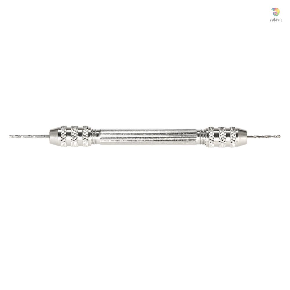 Bộ Máy Khoan Cầm Tay Mini Chuyên Nghiệp Với 10 Mũi Khoan Xoắn Thép Tốc Độ Cao Kèm Giá Đỡ Mũi Khoan Đôi Chất Lượng Cao