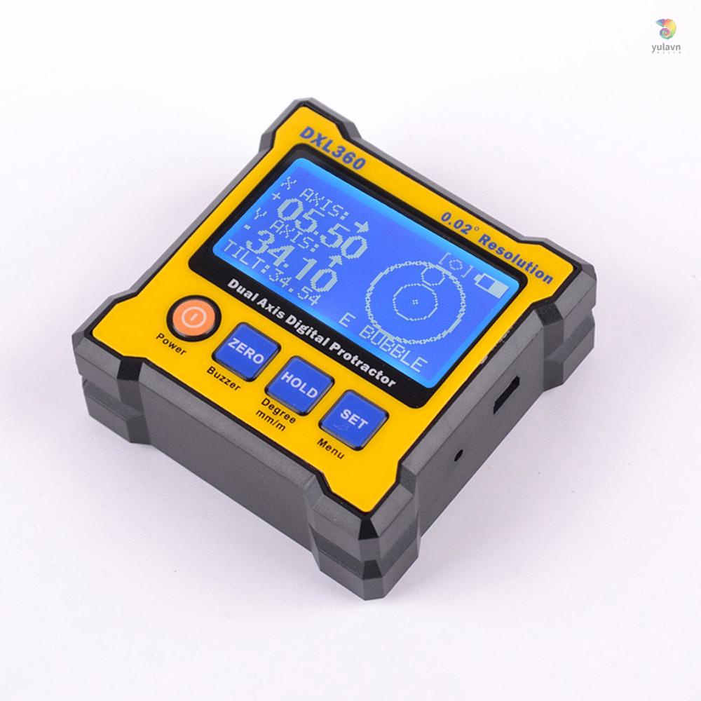 Thước Đo Góc Kỹ Thuật Số 5 Cạnh DXL360 Độ Chính Xác Cao 100-240V 50-60Hz