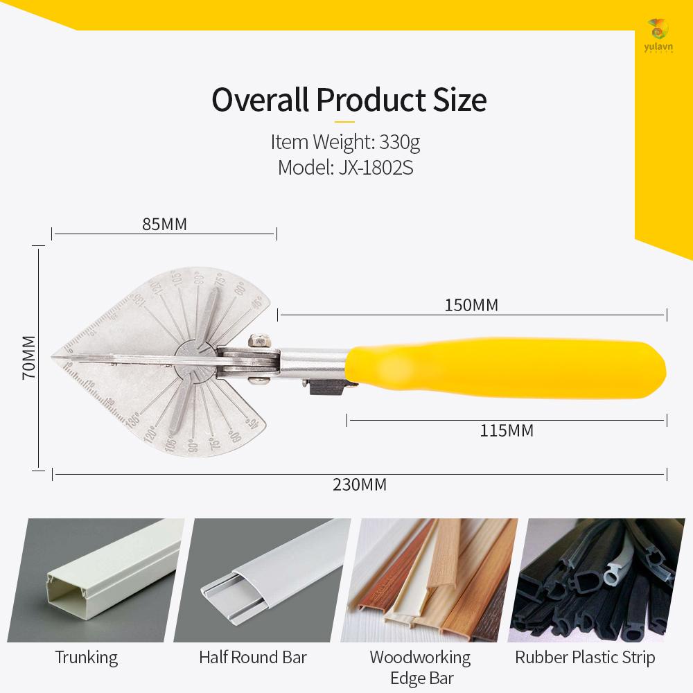 Kéo Cắt Ống PVC Góc 45 Độ Đến 135 Độ Đa Góc Có Thể Điều Chỉnh