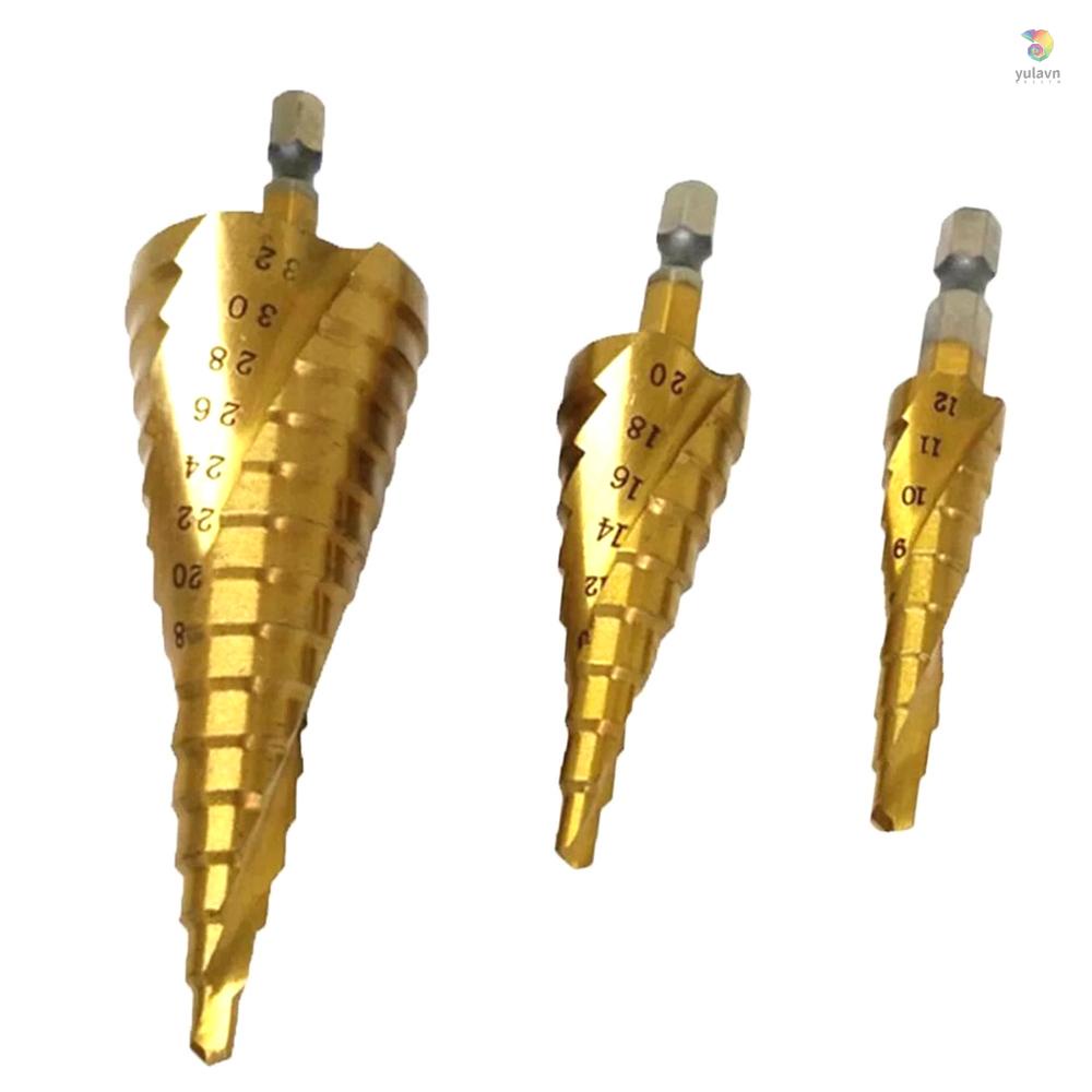 Bộ Mũi Khoan Gỗ / Nhựa / Kim Loại / Nhựa / Kim Loại Titan Kích Thước 4mm Đến 12mm / 20mm / 32mm