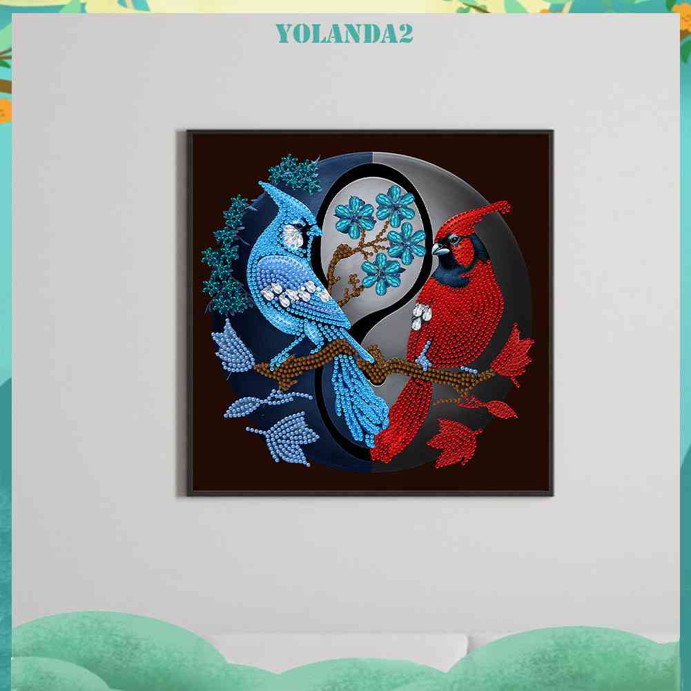 Bộ Tranh Đính Đá 5D Họa Tiết Động Vật Độc Đáo DIY Dùng Trang Trí Nhà Cửa