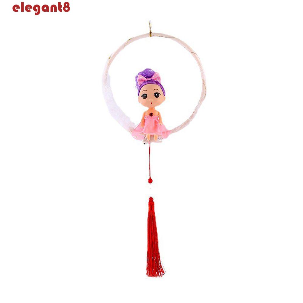 Lồng Đèn Tua Rua Hình Thỏ Mặt Trăng Dùng Trang Trí Tiệc Cưới / Lễ Hội Truyền Thống