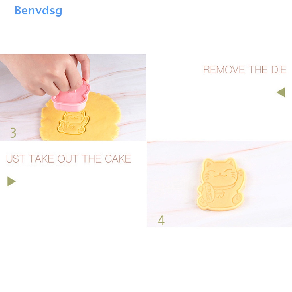 Bộ 6 Khuôn Cắt Bánh Quy Họa Tiết Hoạt Hình 3D Phong Cách Trung Quốc