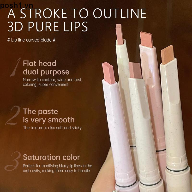 💌Chì Kẻ Viền Môi 3D Kháng Nước Lâu Trôi Tự Nhiên 5 Màu Sắc