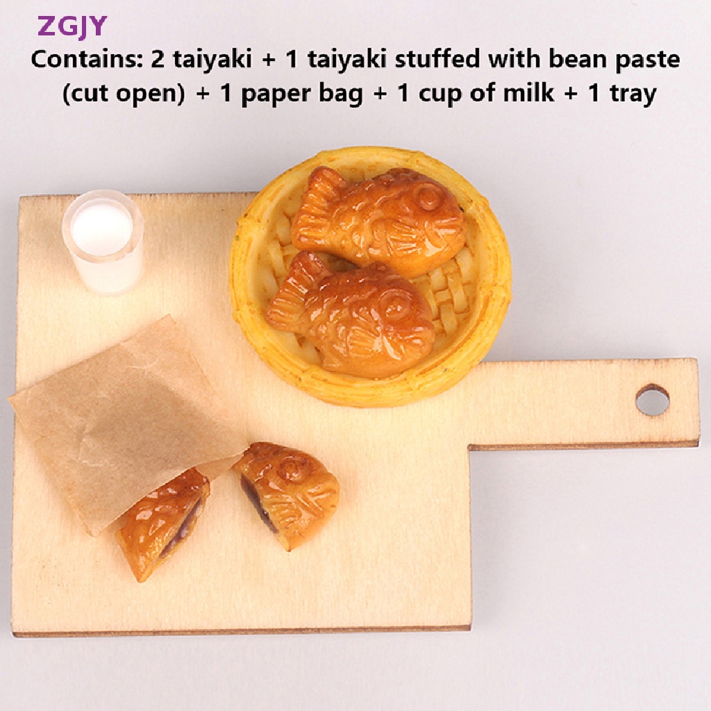 1 Set Mô Hình Thức Ăn Nhanh Trang Trí Nhà Búp Bê Tỷ Lệ 1: 12 Mới