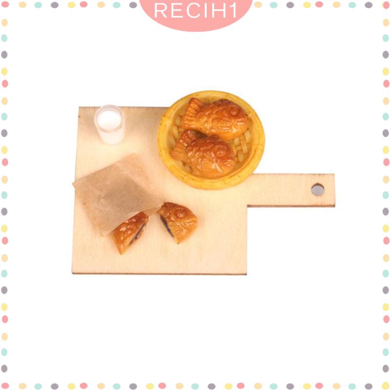 Bánh Pancake Hình Cá Tỉ Lệ 1 / 12 Trang Trí Nhà Búp Bê 1 / 12