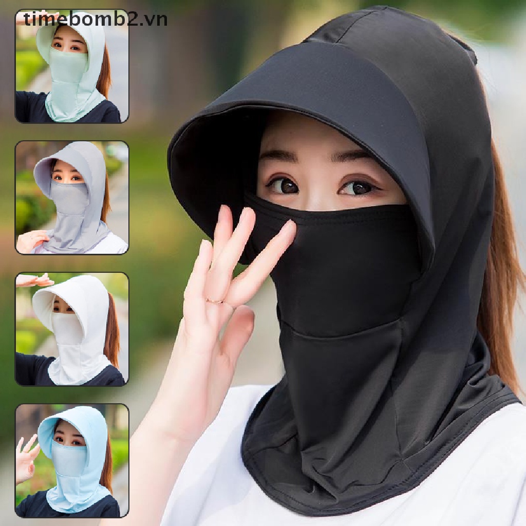 { # Mũ Chống Nắng Bằng Lụa Lạnh Thoáng Khí Thời Trang Mùa Hè Cho Nữ