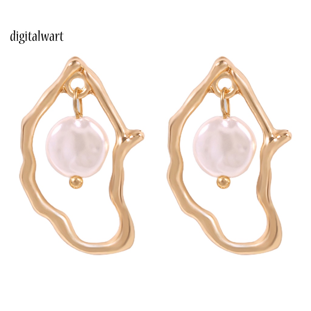 Kỹ Thuật Số| 1 Đôi Bông Tai Thả Dây Bất Đối Xứng Thời Trang Mặc Hàng Ngày