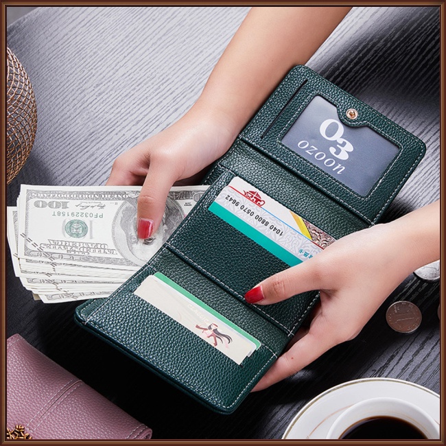 Ví Da Pu Mini Đa Năng Thời Trang Dễ Thương Cho Nữ Giá Đỡ