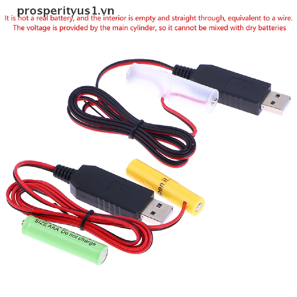 1 Dây Cáp Nguồn AA / AAA Khử Trùng Thay Thế 1-3 Cái 1.5V