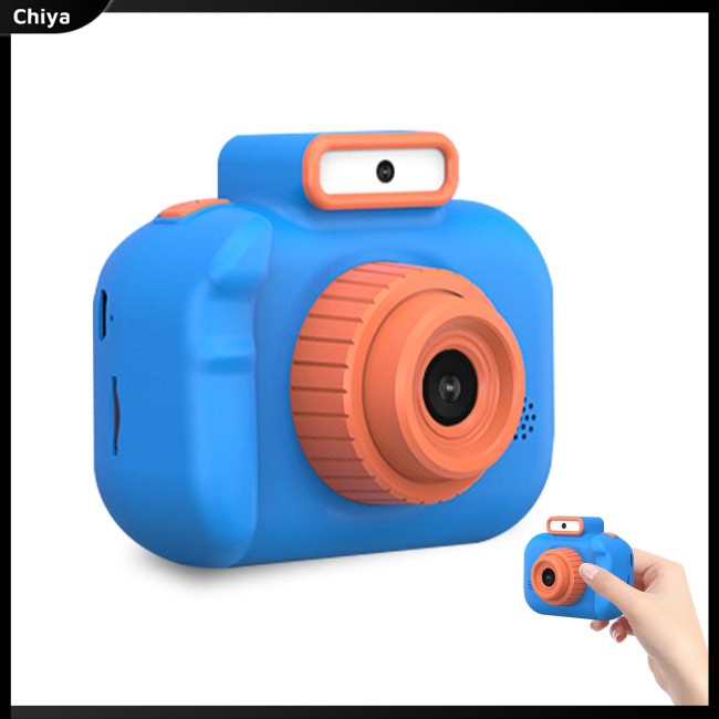 Máy Ảnh Kỹ Thuật Số Mini 4000w Hai Thấu Kính Trước Và Sau Họa Tiết Hoạt Hình Dùng Làm Quà Tặng Sinh Nhật Cho Bé