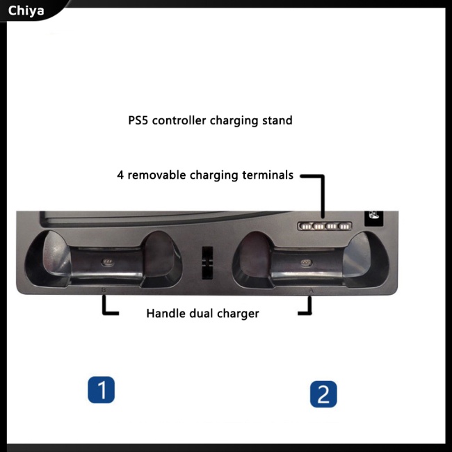 Đế Tản Nhiệt Đa Năng Kèm Đĩa Sạc Chuyên Dụng Cho Tay Cầm Chơi Game Ps5