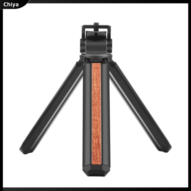 Giá Đỡ Ba Chân Mini Bằng Gỗ Dát Đá Di Động Đa Năng Ốc Vít 1 / 4 Inch Có Thể Gập Gọn