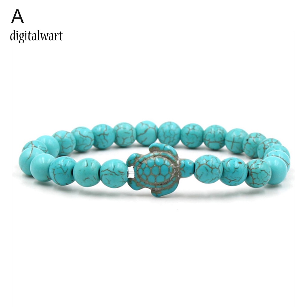 Kỹ Thuật Số| Vòng Tay Chuỗi Hạt Đá Nhân Tạo 8mm Co Giãn Tùy Chỉnh Phong Cách Boho Thời Trang Cho Nam Và Nữ