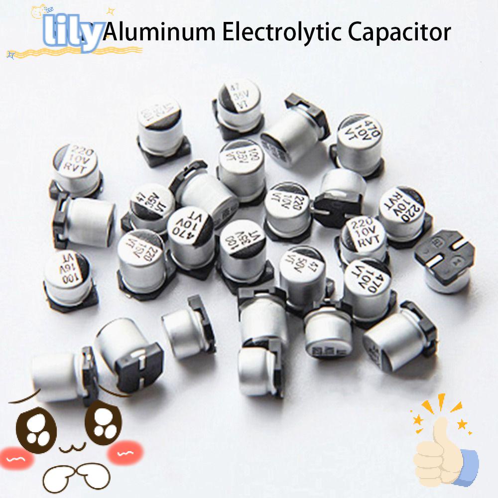 Set 100 Tụ Điện Nhôm SMD 100UF 220UF 330UF 470UF 10V 16V 25V 35V 50V 400V 6.3V to 100V Chuyên Dụng