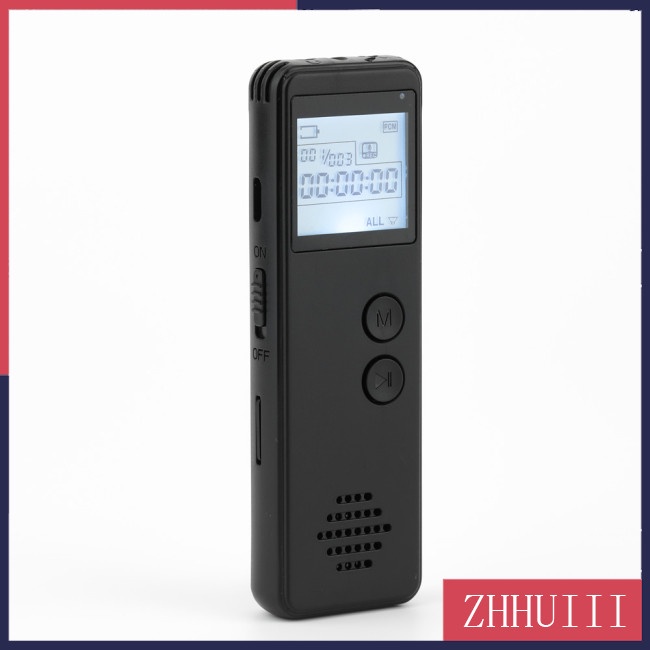 Máy Ghi Âm Kỹ Thuật Số Mp3 Giảm Tiếng Ồn Điều Khiển Từ Xa