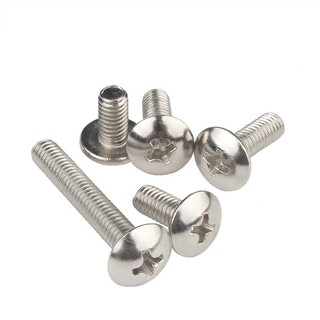  Vít đầu phẳng lớn Phillips mạ niken M3M4M5M6 Vít đầu ô