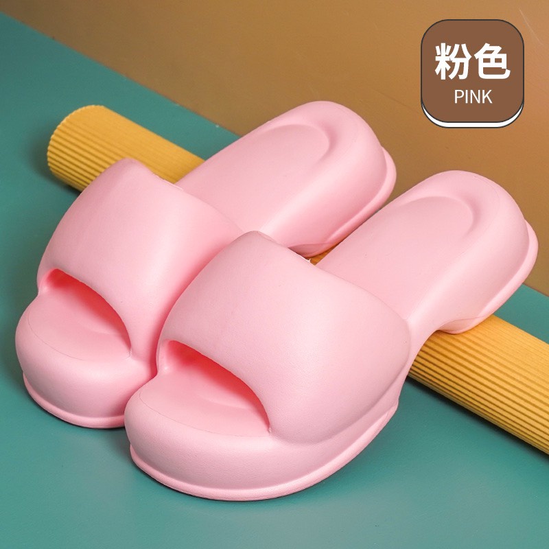 Dép bánh mỳ chao béo đế khuyết B479 nhiều màu quai ngang đúc nguyên khối TRANGBIHUE