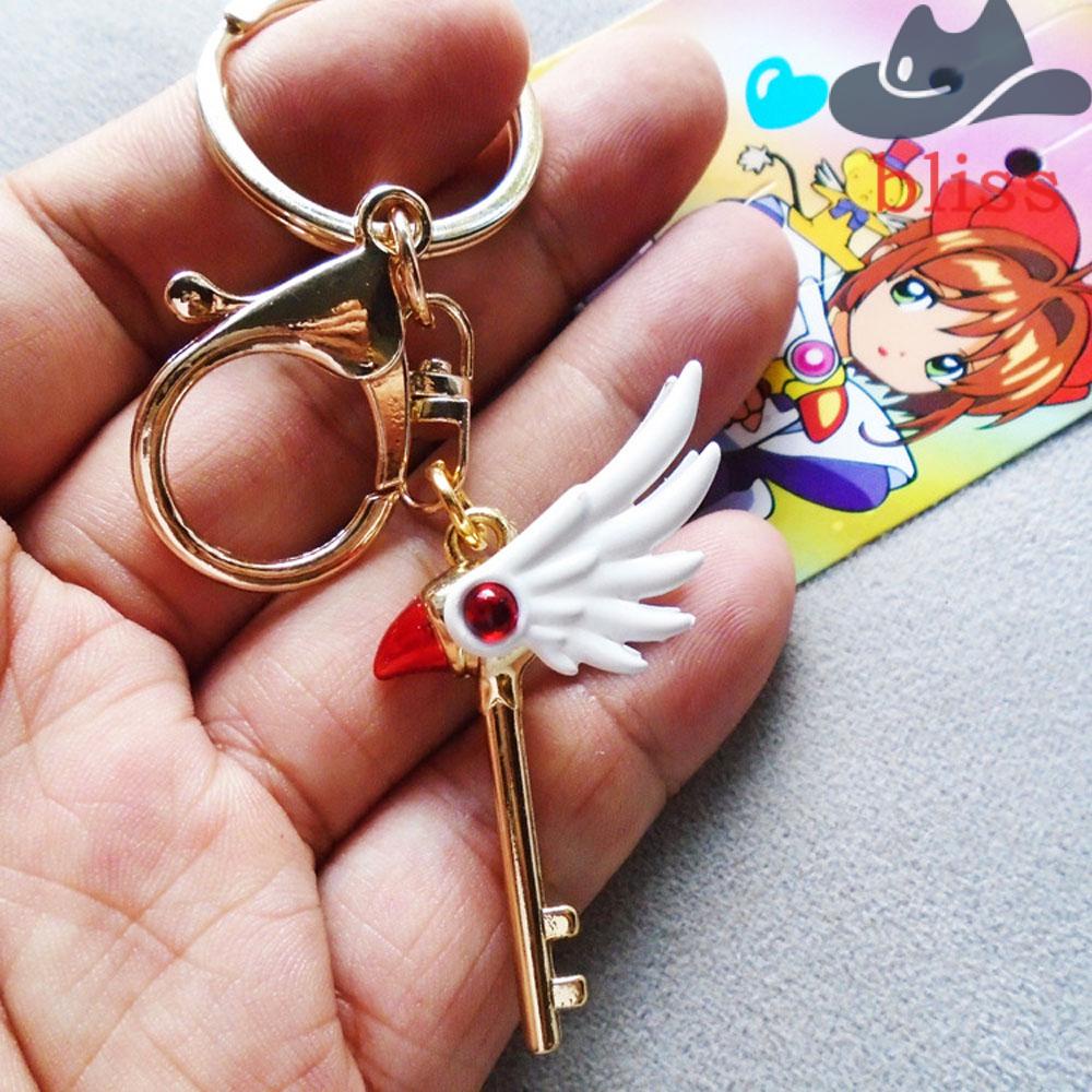 Móc Khóa Gậy Phép Thuật Hóa Trang Nhân Vật Hoạt Hình Kinmoto SAKURA