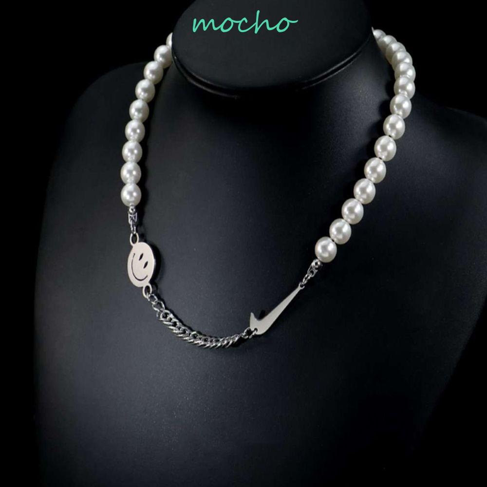 Vòng cổ Mặt Cười Đơn Giản Phong Cách Hip Hop Cho Cặp Đôi