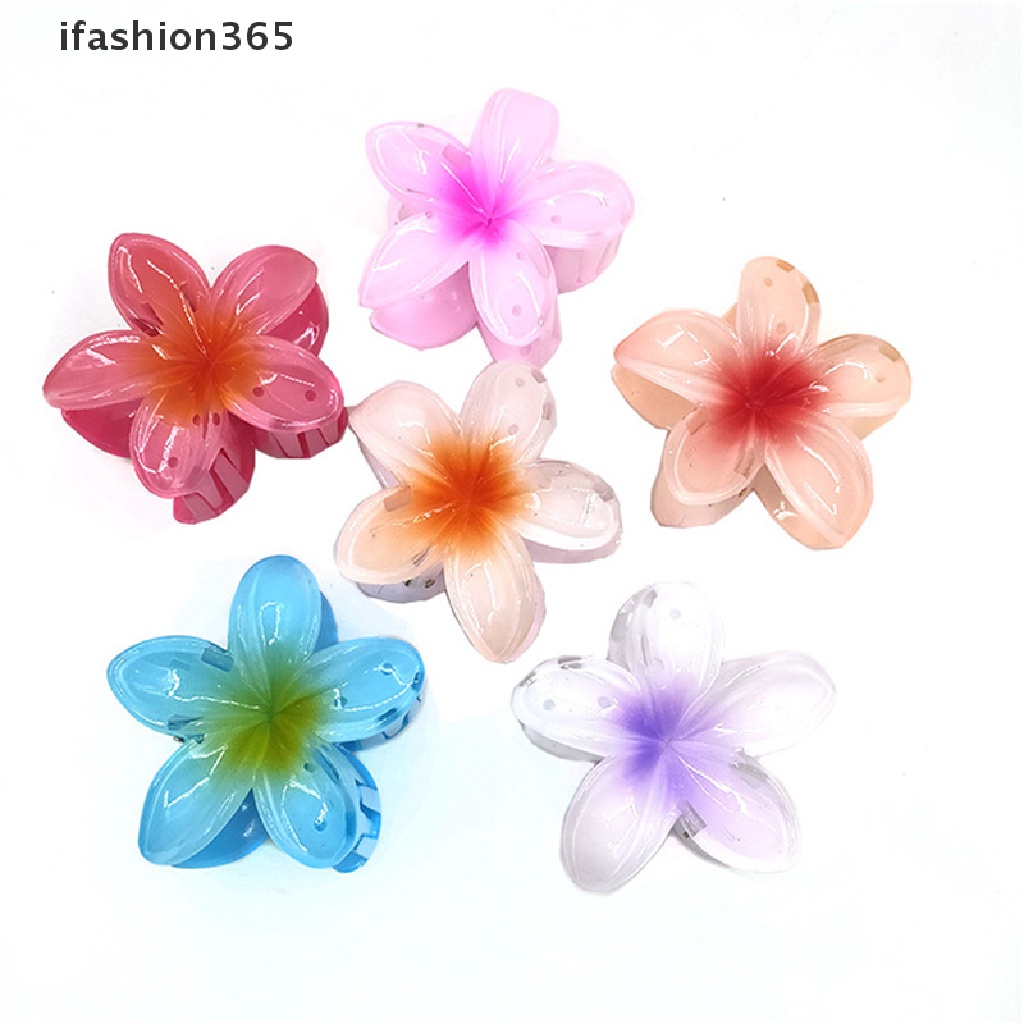 Kẹp Tóc Hoa Lớn Phong Cách Hawaii Thời Trang ifashion365
