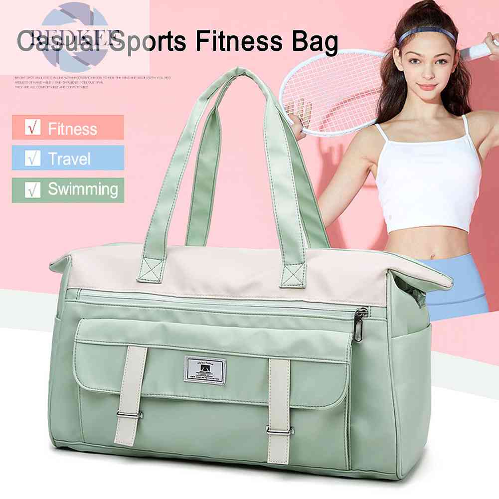 Túi Đựng Đồ Tập Thể Thao Sức Chứa Lớn Chia Ngăn Khô / Ướt Tiện Dụng Cho Nam Và