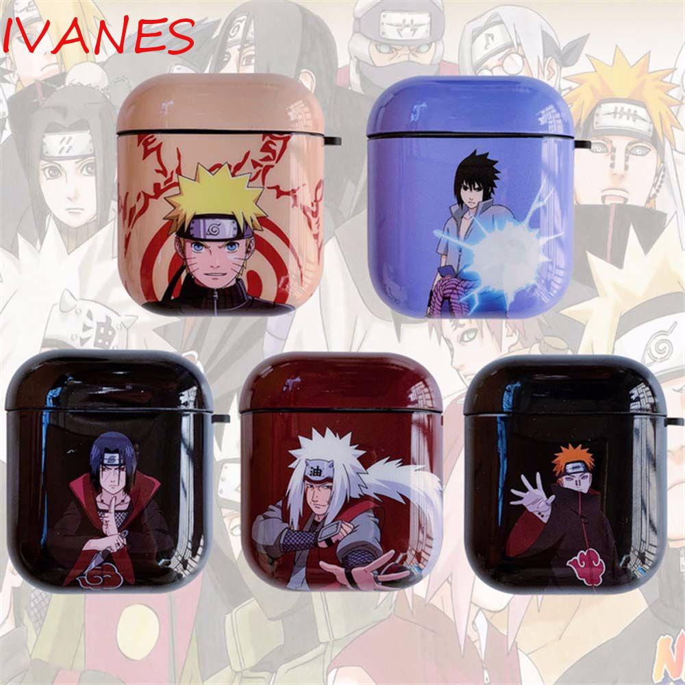 Vỏ Bảo Vệ Hộp Sạc Tai Nghe Airpods 1 2 Chống Sốc Họa Tiết Hoạt Hình Naruto IVANES Dễ Thương