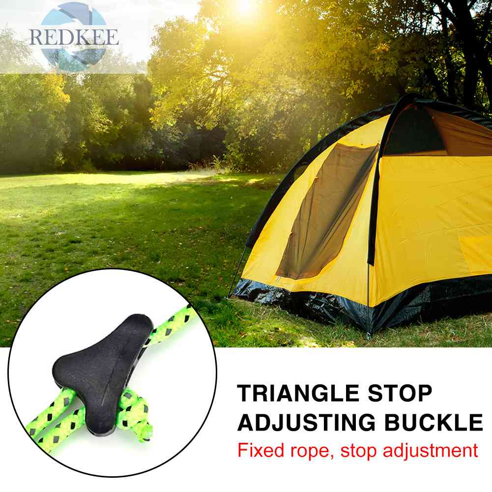 Móc Khóa Dây Lều Chống Trượt Hình Tam Giác