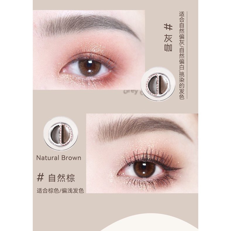 Kem Trang Điểm Lông Mày NOVO Kèm Cọ Trang Điểm Tiện Dụng