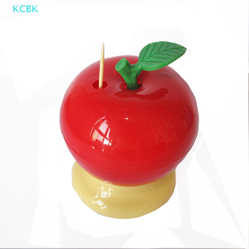 Hộp Nhựa Đựng Tăm Xỉa Răng Tự Động Hình Quả Táo