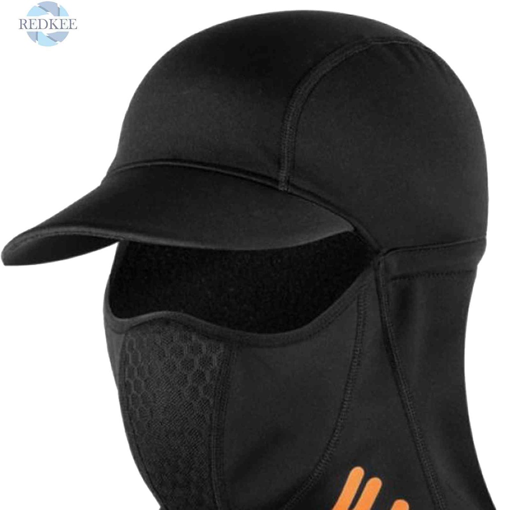 Mũ Trùm Đầu Che Mặt Bằng Lông Cừu Chống Gió Khi Đi Xe Đạp Trượt Tuyết
