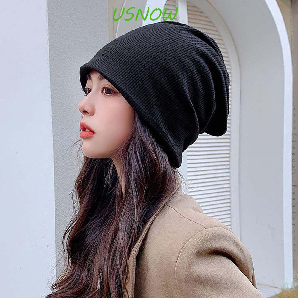 Mũ Beanie Mỏng Màu Trơn Phong Cách Hip Hop Thời Trang Thu Đông Cho Nam