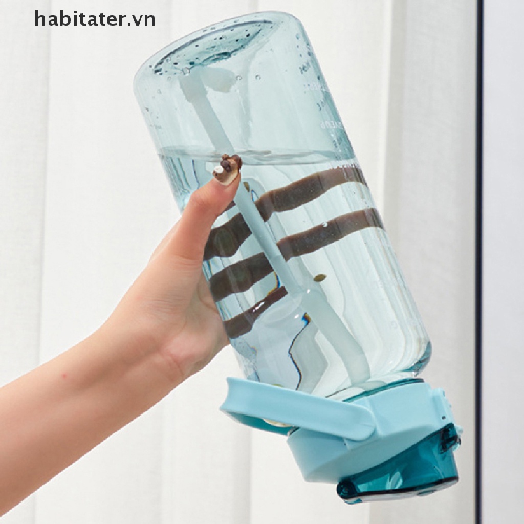 Bình Nước Thể Thao Có Ống Hút Tiện Dụng Cho Nữ