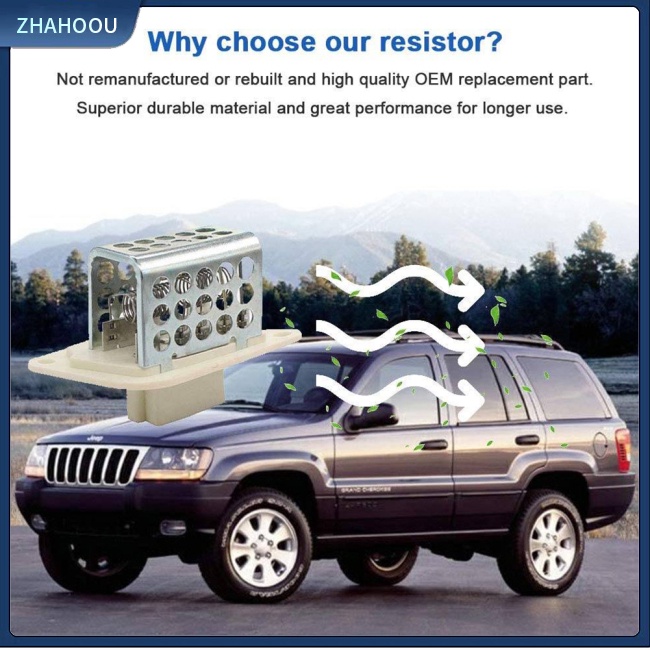 ☃Nhà Cửa☃ Điện Trở Động Cơ Thổi Khí Xe Hơi 4864957 Điện Trở Thổi Nhiệt Thay Thế Cho Jeep Grand Cherokee