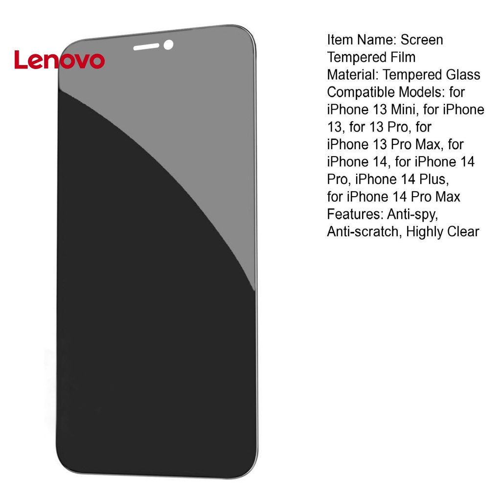 Kính Cường Lực Siêu Mỏng Chống Trầy Xước Chống Bám Vân Tay Chống Nhìn Trộm Cho iPhone 14 13 Pro Plus Pro