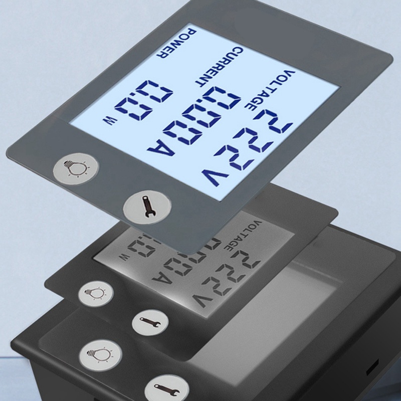 Thiết Bị Đo Công Suất Điện AC 80-260V 100A 110V 220V Có Màn Hình LCD