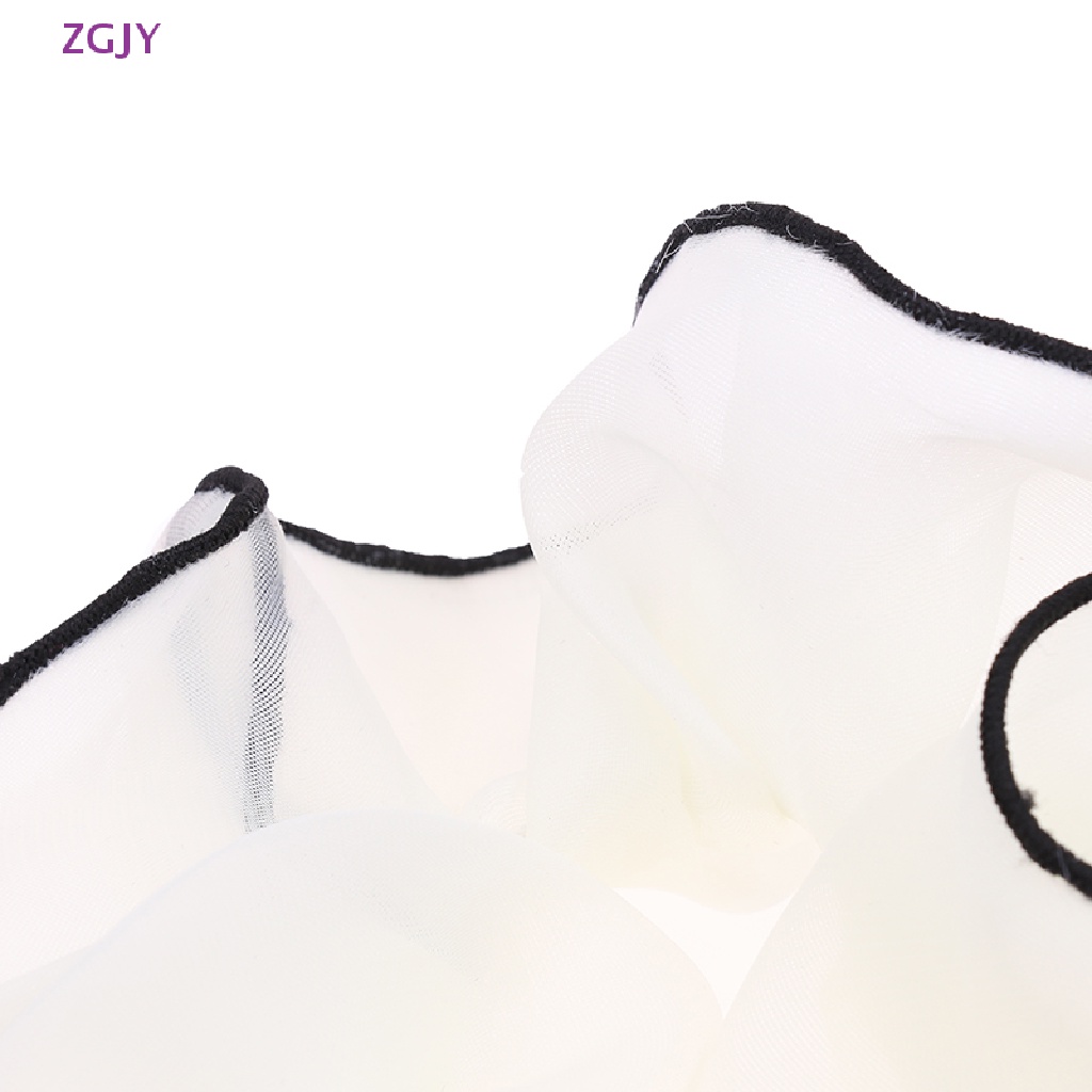 Dây Cột Tóc Bằng Vải Organza Màu Trơn Thời Trang Mùa Hè Dành Cho Nữ Mới